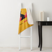 Teddy Vintage Graphic Sherpa Deken (In situ)