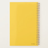 Teddy With Tie Graphic Planner (Achterkant)