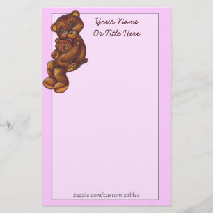 Teddybear Hug Stationery Briefpapier