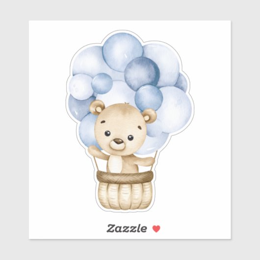 Teddybeer Babybeer Knuffeldier Sticker (Vel)