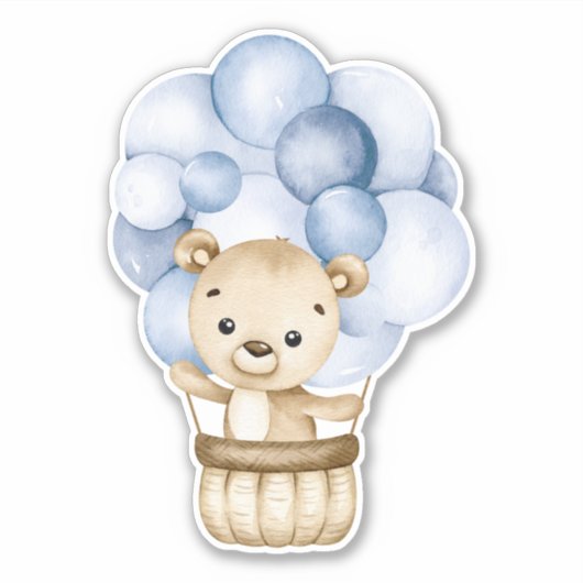 Teddybeer Babybeer Knuffeldier Sticker (Voorkant)