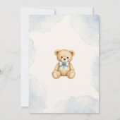 Teddybeer Babyshower Bedankt (Achterkant)