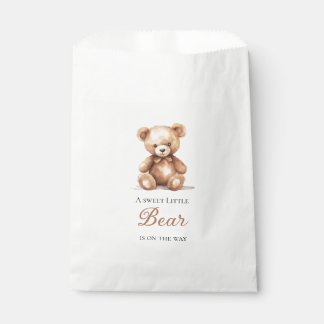 Teddybeer Babyshower Favor Zakjes