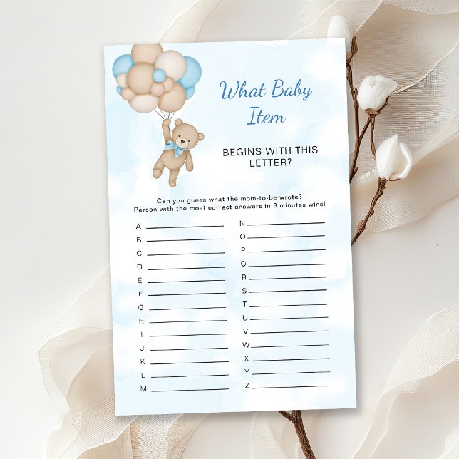 Teddybeer-babyshower-spel (Creator heeft geüpload)