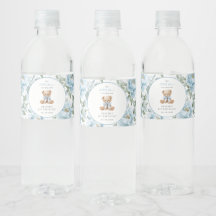 Teddybeer, Blauwe Strik, Blauwe Bloemen, Eerste Ve