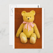 teddybeer briefkaart (Voorkant / Achterkant)