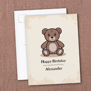 Teddybeer Briefkaart