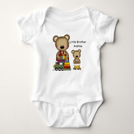Teddybeer broers en zussen Coördinerend T-shirt (Voorkant)