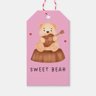 Teddybeer Cadeaulabel