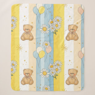 Teddybeer Daisytuinpatroon (14) Sherpa Deken