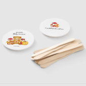 Teddybeer en paddenstoel Wonderland Handwaaier (Niet-gemonteerd)