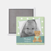 Teddybeer fotomagneet magneet (Voorkant / Achterkant)