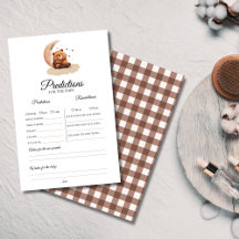 Teddybeer genderneutraal Voorspellingsspel