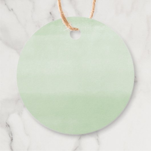 Teddybeer groen schattig baby shower dank u bedankjes labels (Achterkant)