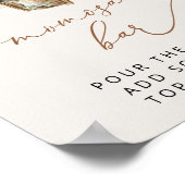 Teddybeer, groene heteluchtballon, Momosa Bar Poster (Hoek)