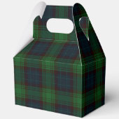 Teddybeer groene plaid verjaardagsfeestje gunst aa bedankdoosjes (Achterkant)