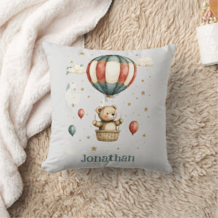 Teddybeer-hete-luchtballon-cozy Kussen