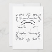 Teddybeer in de aankondiging van de geboorte van h (Achterkant)