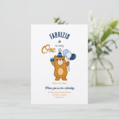 Teddybeer Kaart (Staand voorkant)