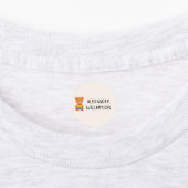 Teddybeer Kinder kleding naam Labels (Aangebracht)
