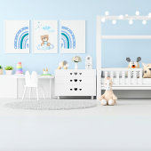 Teddybeer-kinderkamer Muurkunst Sets