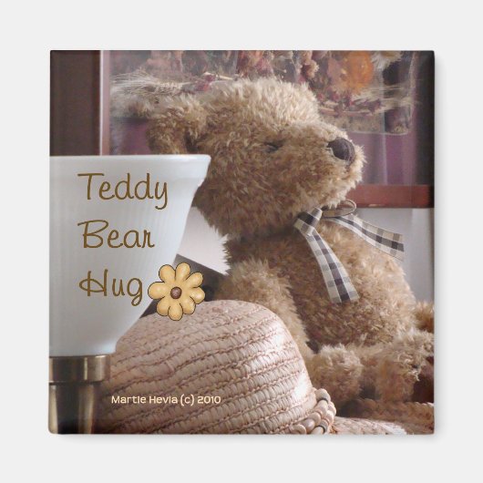 Teddybeer knuffel (1) magneet (Voorkant)
