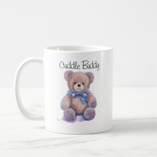 Teddybeer "Knuffel Buddy" Koffie Mok (Links)