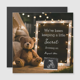 Teddybeer Knus Nacht Zwangerschapsaankondiging