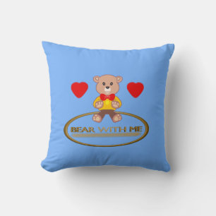 Teddybeer kussen