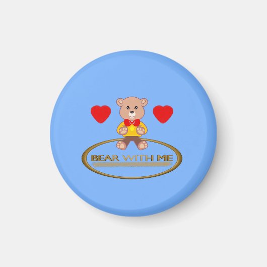 Teddybeer magneet (Voorkant)