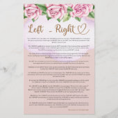 Teddybeer meisje baby shower Links Rechts (Voorkant)