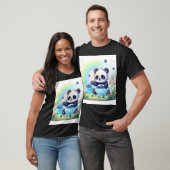 Teddybeer met Custom Panda T-shirt (Unisex)