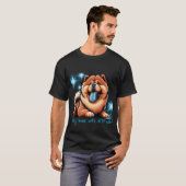 Teddybeer met houding! chow-chow t-shirt (Voorkant volledig)