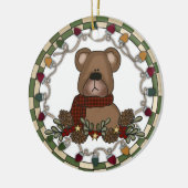 Teddybeer met licht Ornament (Links)