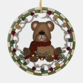 Teddybeer met licht Ornament (Achterkant)