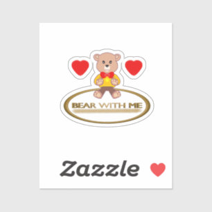 Teddybeer Met Mij Sticker