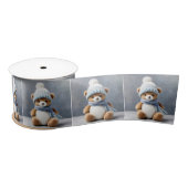 Teddybeer met sjaal en Pet Lint (Spoel)