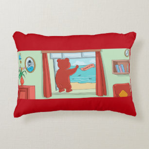 Teddybeer mist je Schattigee kunst Decoratief Kussen