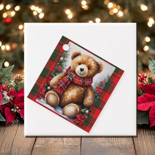 Teddybeer Namen toevoegen Kerstcadeau Label