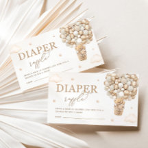 Teddybeer Neutral Baby shower Luierraffel