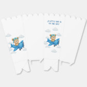 Teddybeer op het Baby shower van het vliegtuig gun Bedankdoosjes (Ongevouwen)