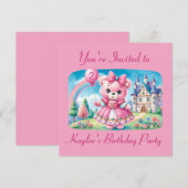 Teddybeer Prinses Kaart (Voorkant / Achterkant)