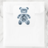 Teddybeer: RBT Vierkante Sticker (Tas)