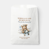 Teddybeer rolt harten vol bedankzakje (Voorkant)