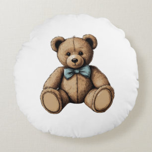teddybeer rond kussen