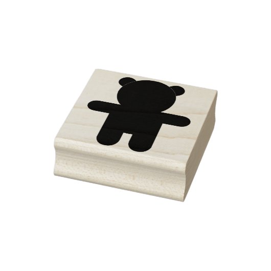 teddybeer 	rubberstempel (Stempel)