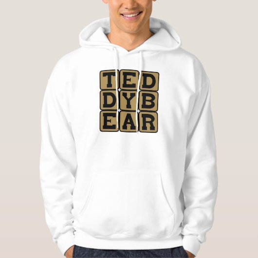 Teddybeer, Slaapmaatje Kind Hoodie (Voorkant)