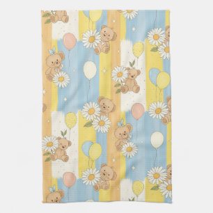 Teddybeer Tuintuinpatroon Daisy (12) Theedoek