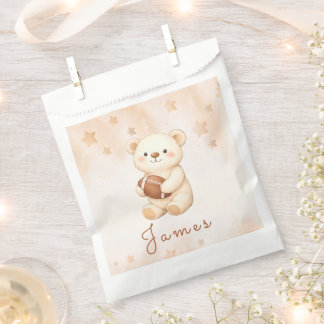 Teddybeer Voetbal Baby Shower Decoratie Bedankzakje