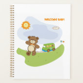 Teddybeer Welkom Baby Nursery Ontwerp Planner (Voorkant)